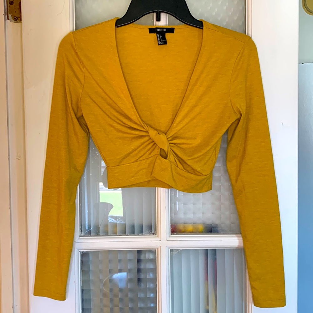 Long Sleeve Crop Top